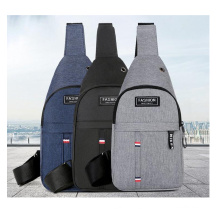 Wholesale men's fashion chest bag Outdoor storage bags causal crossbody shoulder bag